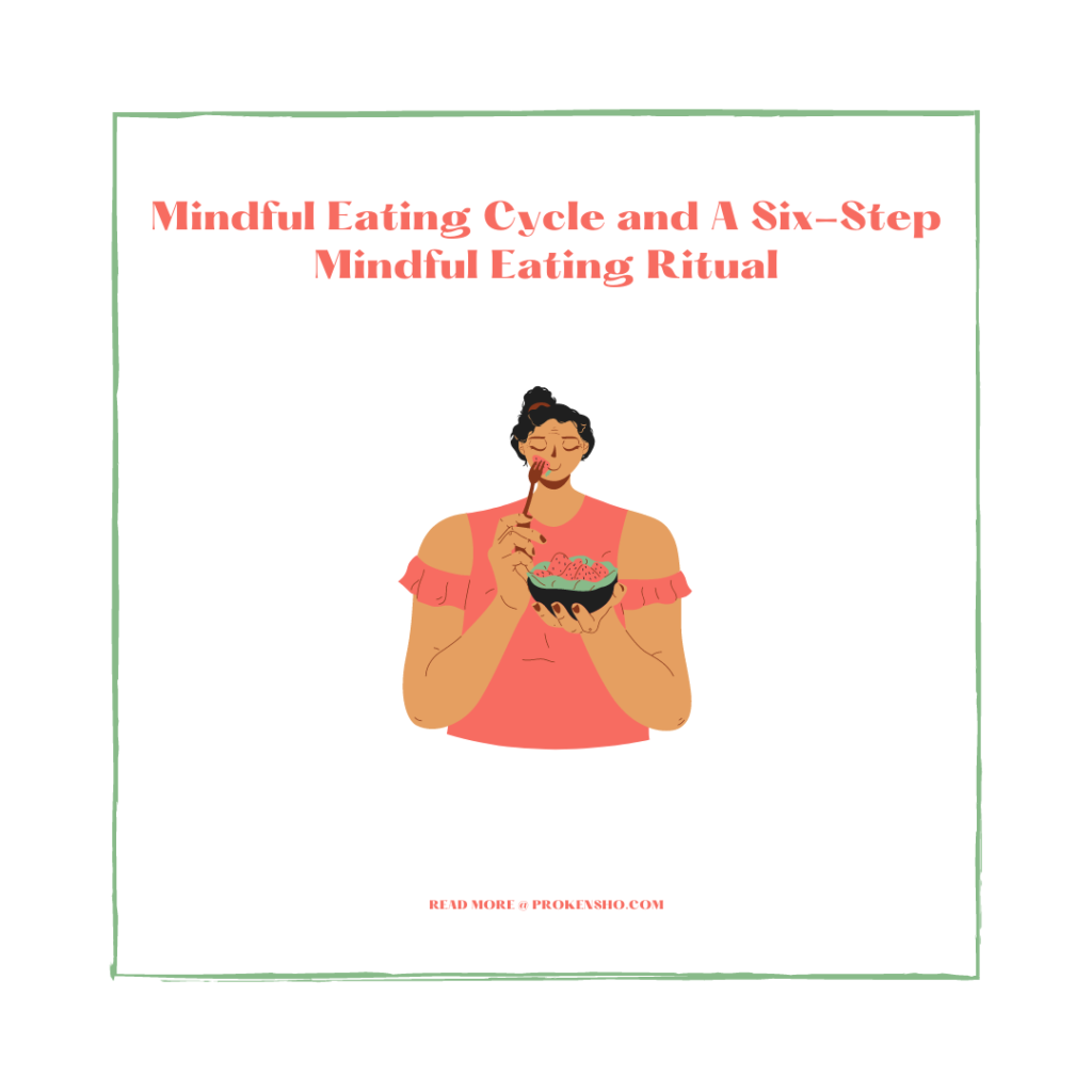 Mindful Eating Cycle and A Six-Step Mindful Eating Ritual